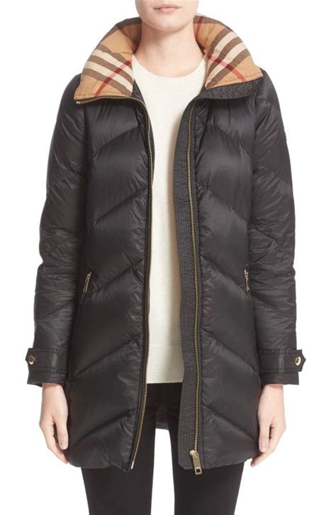 burberry eastwick chevron quilted coat|Burberry thermoregulated quilt jacket.